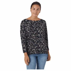 Only Onlelcos 4/5 Aop Top Jrs Noos Taupe Gray Flerfärgad Best