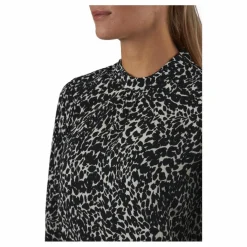 Onlnew Mallory  L/s Blouse Aop Whitecap Gray*Only Best