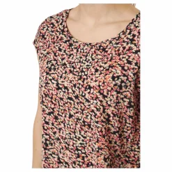 Onlvic Ss Aop Top Ptm Black*Only New