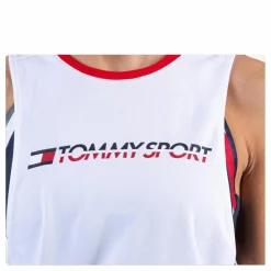 Open Back Tape Tank Top White*Tommy Hilfiger Sport Online