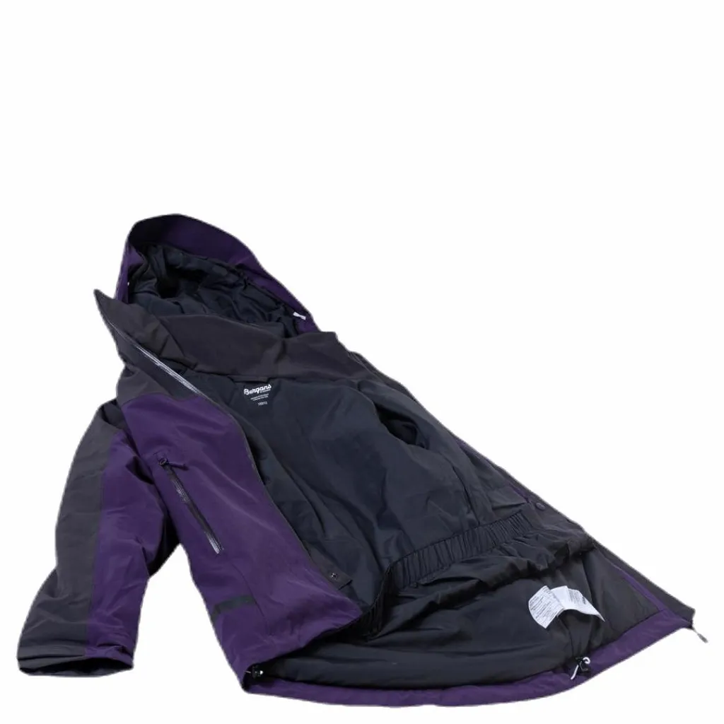 Bergans of Norway Oppdal Ins Youth G Jkt Purple/Grey Lila och Grå Hot