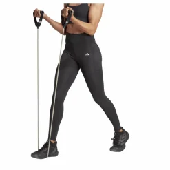 adidas Optime Full-Length Leggings Black Svart New