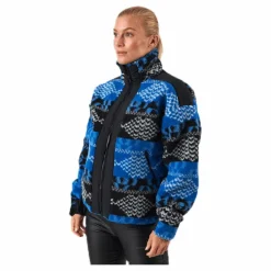 Peak Performance Original Pile Zip Jacket AW Patterned Mönstrad Online