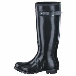 Hunter Original Tall Gloss Black Svart Online
