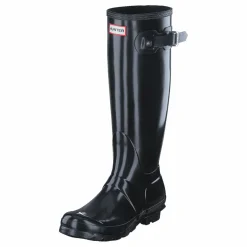 Hunter Original Tall Gloss Black Svart Online