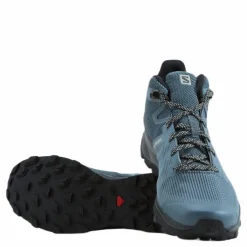 Salomon Outline Prism Mid Gtx W Stormy Weather/black/rainy Day Blå New