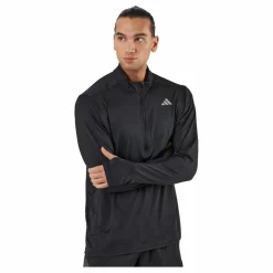 Own the Run 1/2 Zip Long-Sleeve Top Black*adidas Clearance