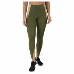 adidas Own The Run Block 7/8 Running Leggings Women Focus Olive / Beige Tone Grön Outlet
