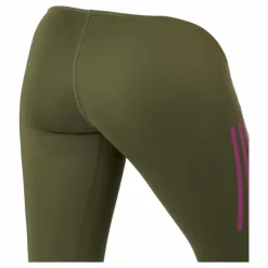 adidas Own The Run Block 7/8 Running Leggings Women Focus Olive / Beige Tone Grön Outlet