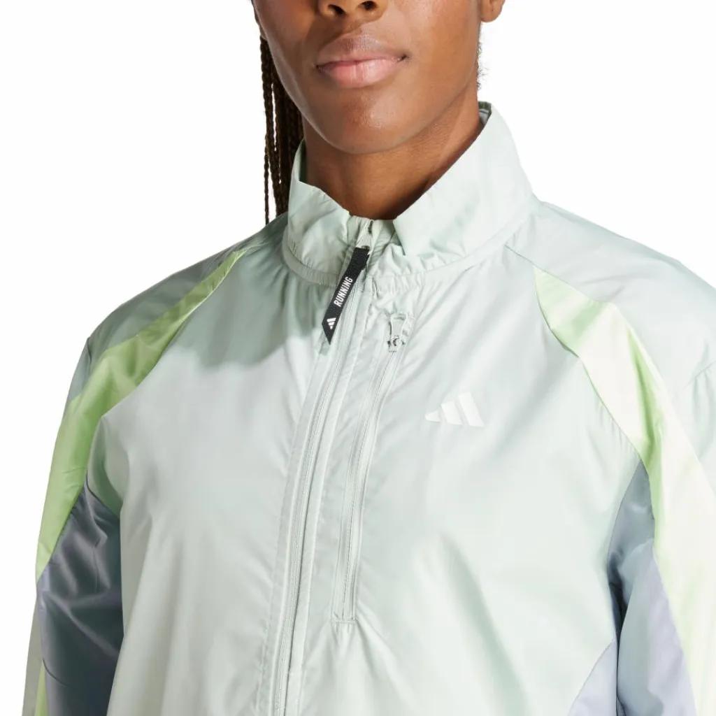 Own the Run Colorblock Jacket Green*adidas Online