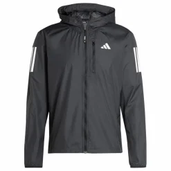 adidas Own the Run Jacket Black Blå New