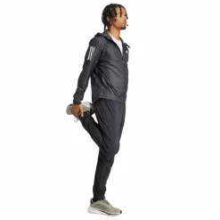 adidas Own the Run Jacket Black Blå New