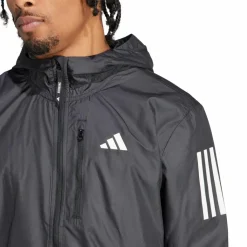 adidas Own the Run Jacket Black Blå New