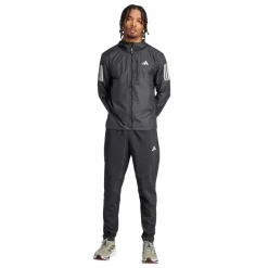 adidas Own the Run Jacket Black Blå New