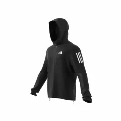 adidas Own the Run Jacket Black Blå New