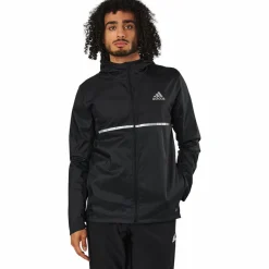 adidas Own The Run Jkt Black/reflective Silver Svart Best