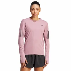 adidas Own the Run Long-Sleeve Top Wonorc Rosa Hot