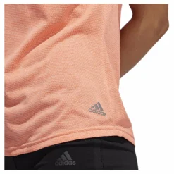 adidas Own the Run Tee Orange/Pink Rosa Hot