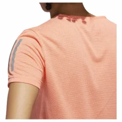 adidas Own the Run Tee Orange/Pink Rosa Hot
