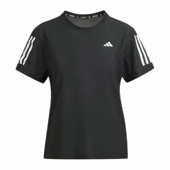 adidas Own The Run T-Shirt Black Grå Hot
