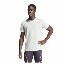 adidas Own the Run T-Shirt Linen Green Vit Online