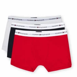 Tommy Hilfiger 3p Trunk Desert sky/white/primary red Blå, Vit och Röd Discount