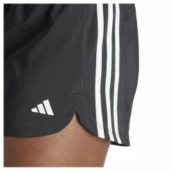 adidas Pacer Training 3-Stripes Woven High-Rise Shorts Black / White Svart Hot
