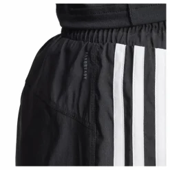 adidas Pacer Training 3-Stripes Woven High-Rise Shorts Black / White Svart Hot