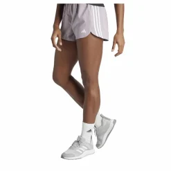 Pacer Training 3-Stripes Woven High-Rise Shorts Preloved Fig / White*adidas Hot