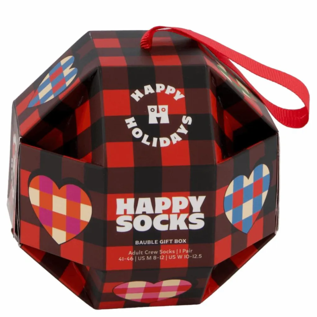 1-pack Bauble Gift Set Red*Happy Socks Clearance