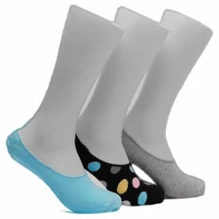 3-Pack Big Dot Liners Patterned*Happy Socks Clearance