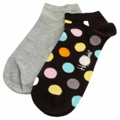 2-Pack Big Dot Low Socks Black*Happy Socks Best