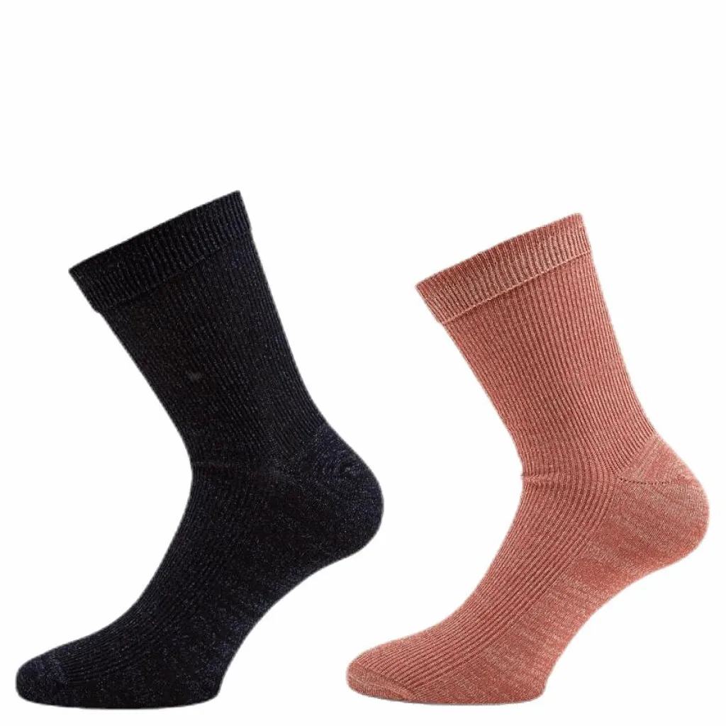 Molo 2-Pack Chunky Rib Junior Pink/Black Rosa och Svart