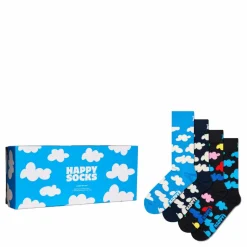 4-pack Cloudy Socks Gift Set Light Blue*Happy Socks Best