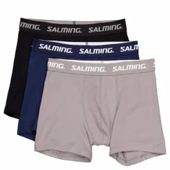 Salming 3-pack Cotton Boxer Mixed Svart, Blå och Grå