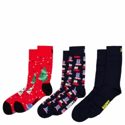 3-pack Holiday Tree Gift Set Green*Happy Socks Sale
