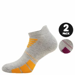 2-Pack Low-Cut Socks - Lucy Grey*Norfolk Clearance