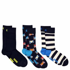 3-pack Navy Gift Set Navy*Happy Socks Hot