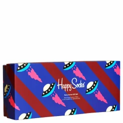 4-pack Navy Socks Gift Set Burgundy*Happy Socks Clearance