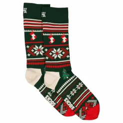 Happy Socks 1-pack Snowflake Gift Set Dark Green Flerfärgad Best