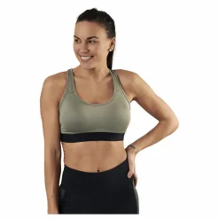 Padded Crossback Bra Green*Stay in place