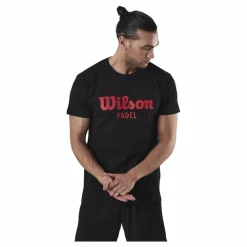 Wilson Padel Scrpt Tee Black Svart New