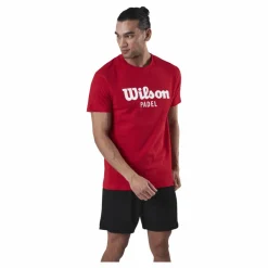 Padel Scrpt Tee Red*Wilson Clearance