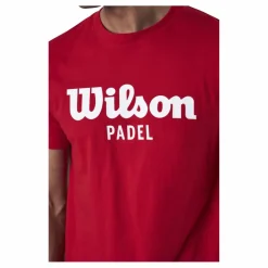 Padel Scrpt Tee Red*Wilson Clearance