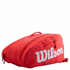 Wilson Padel Super Tour Bag 2022 Red/white Röd