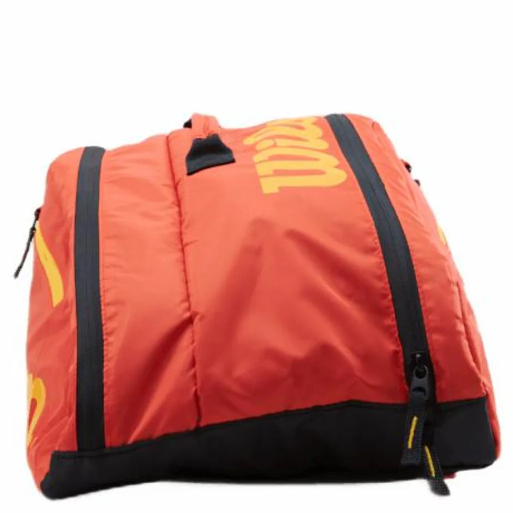 Padel Youth Racquet Bag Orange/yellow*Wilson Clearance