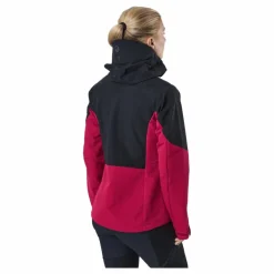 Halti Pallas W Ii Warm Hybrid Jacket Cerise Pink - Black Flerfärgad