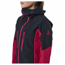 Halti Pallas W Ii Warm Hybrid Jacket Cerise Pink - Black Flerfärgad