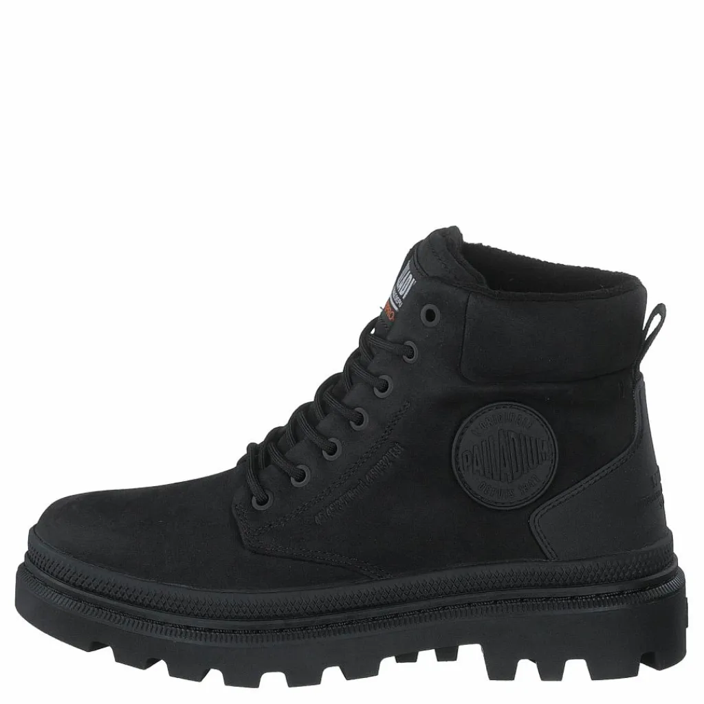 Palladium Pallatrooper Sc Wp+ Black/black Svart Outlet