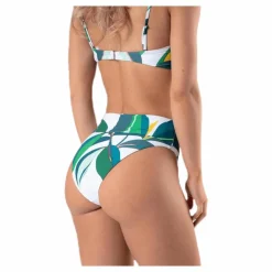 Rip Curl Palm Bay High Waist Cheeky White Vit Hot